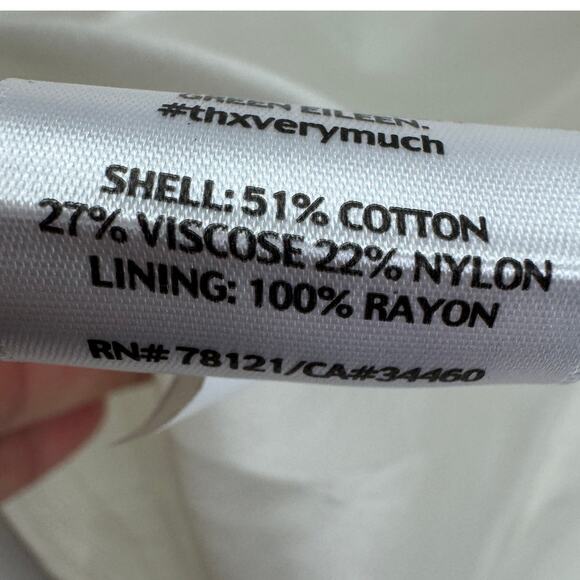 Eileen Fisher Sophisticated Textured Open Front Long Line Blazer Women's Size M - Picture 5 of 6